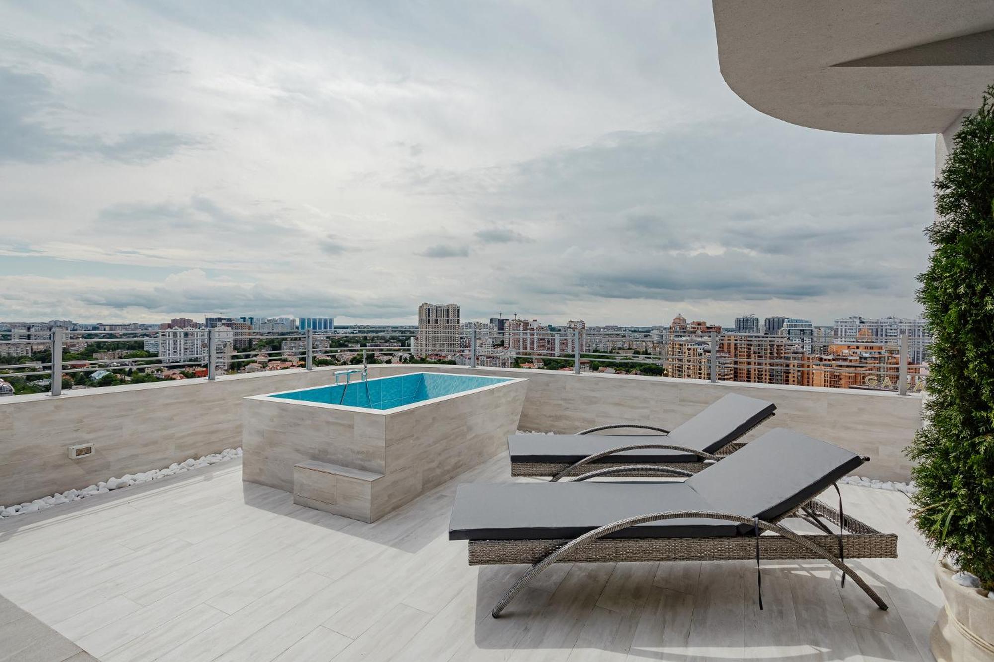 Plaza Arcadia Apartments Odesa Habitación foto