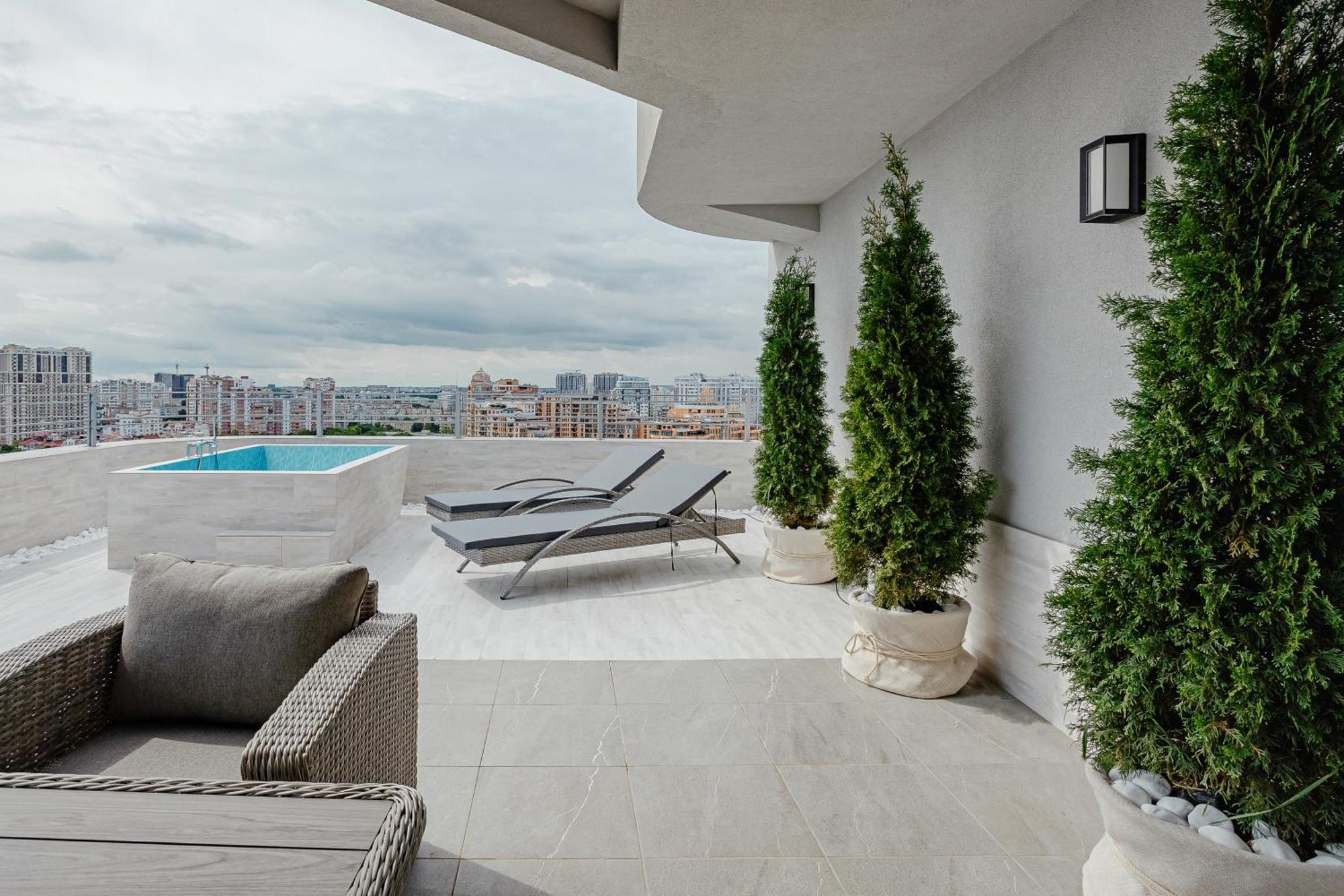 Plaza Arcadia Apartments Odesa Habitación foto